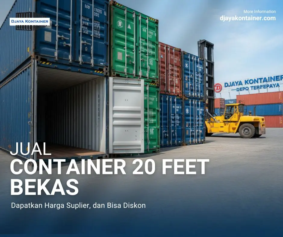 Djaya Kontainer Jual Container 20 feet Bekas
